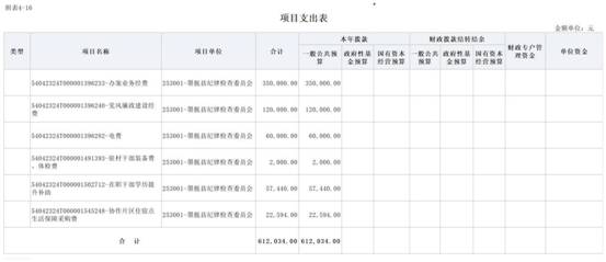 2024年縣紀(jì)委監(jiān)委部門預(yù)算公開報表_16項目支出(1)